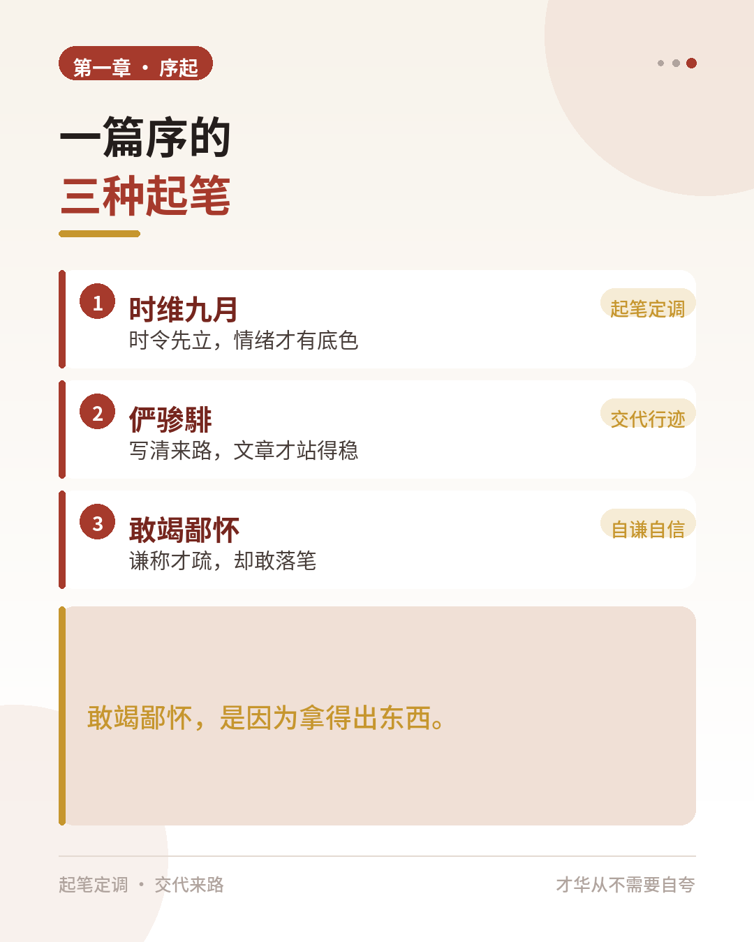 第一章·序起
